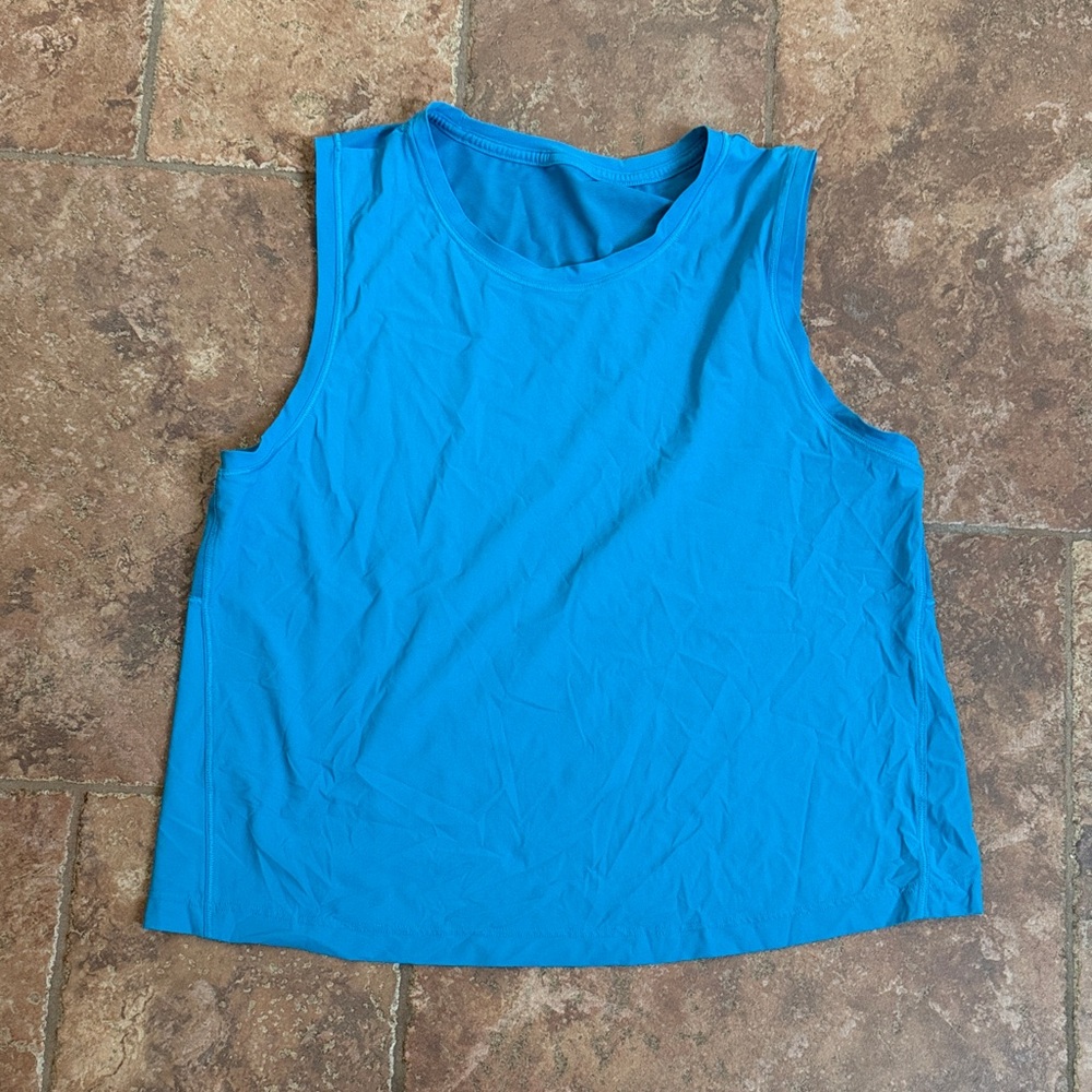 Athleta ultimate tank size M teal color